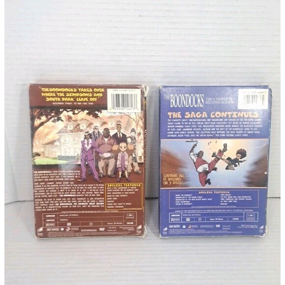 The Boondocks Complete 1st & 2nd Season DVD Set Uncut Uncensored Bundle - Picture 2 of 4